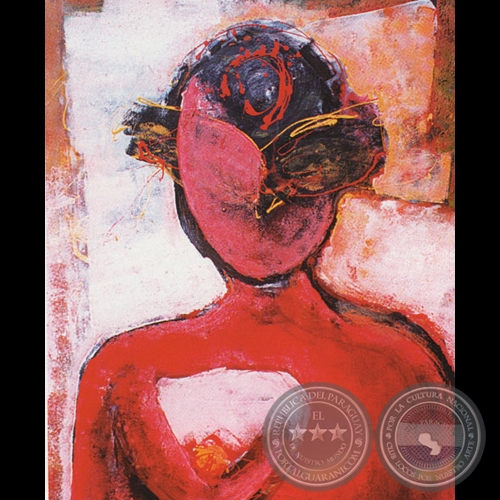 LA REBELDÍA DE MONALISA, 1999 - Lacra acrílica de ENEIDE BONEU